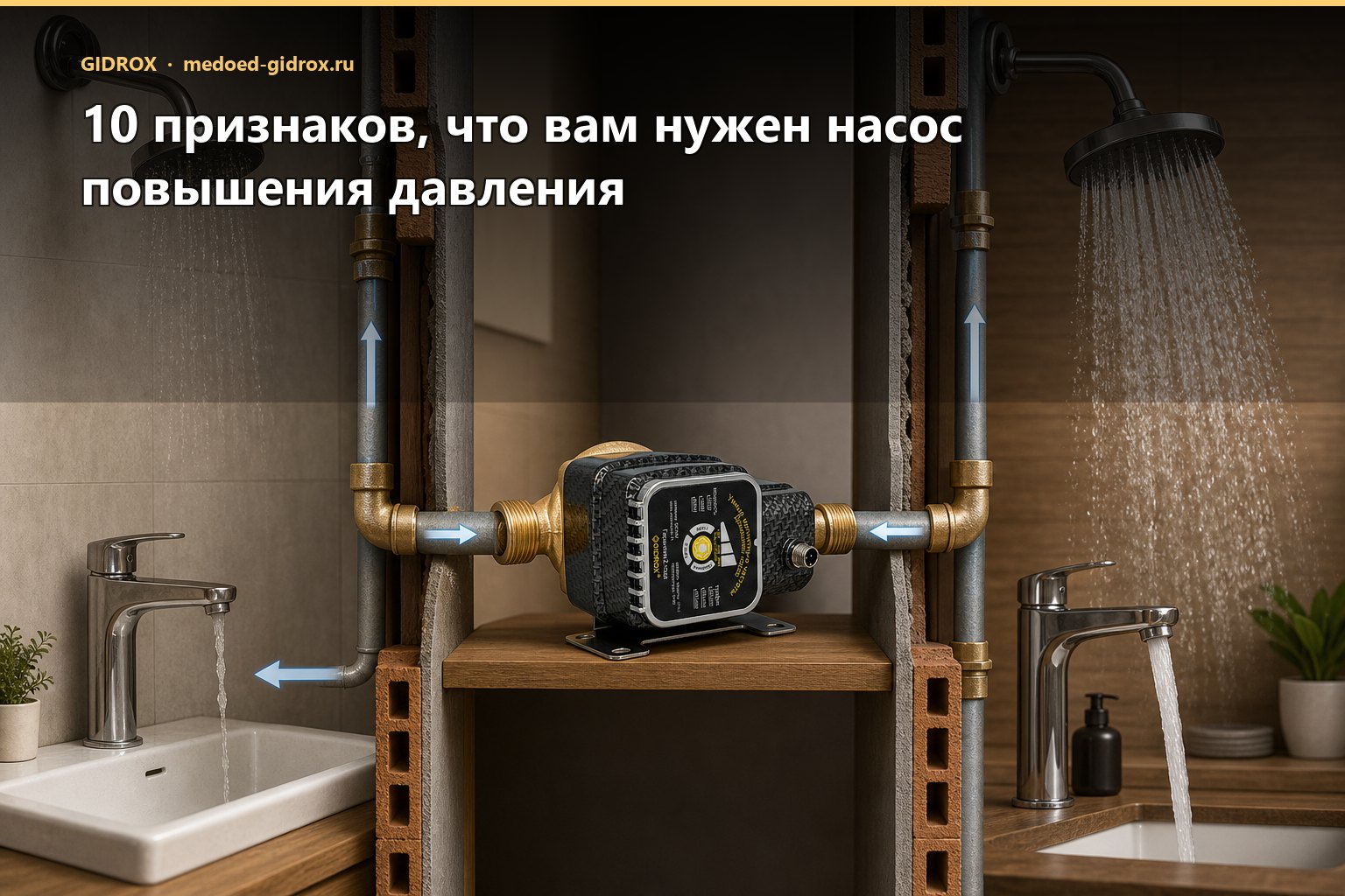 10 признаков, что вам нужен насос повышения давления