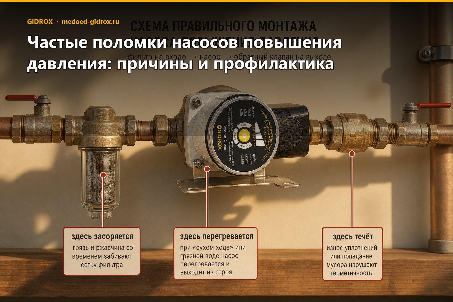 Частые поломки насосов повышения давления: причины и профилактика