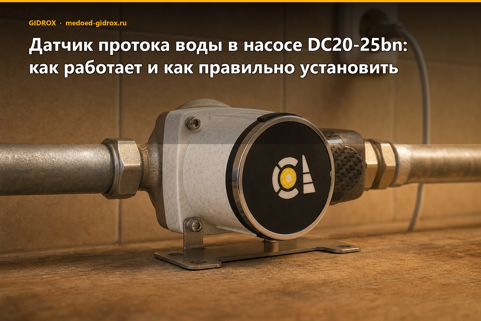 Датчик протока воды в насосе DC20-25bn: как работает и как правильно установить