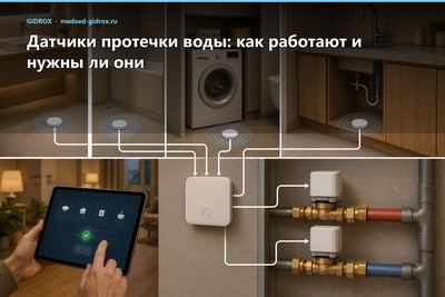 Датчики протечки воды: как работают и нужны ли они