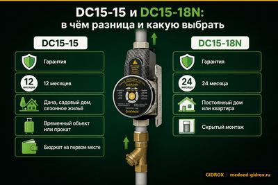 DC15-15 и DC15-18N: в чём разница и какую выбрать