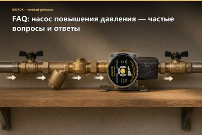 FAQ: насос повышения давления — частые вопросы и ответы