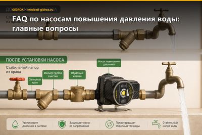 FAQ по насосам повышения давления воды: главные вопросы