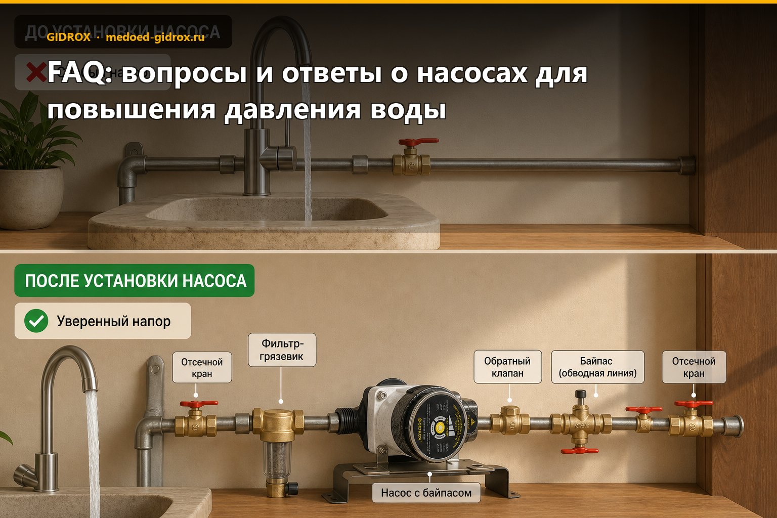 FAQ: вопросы и ответы о насосах для повышения давления воды