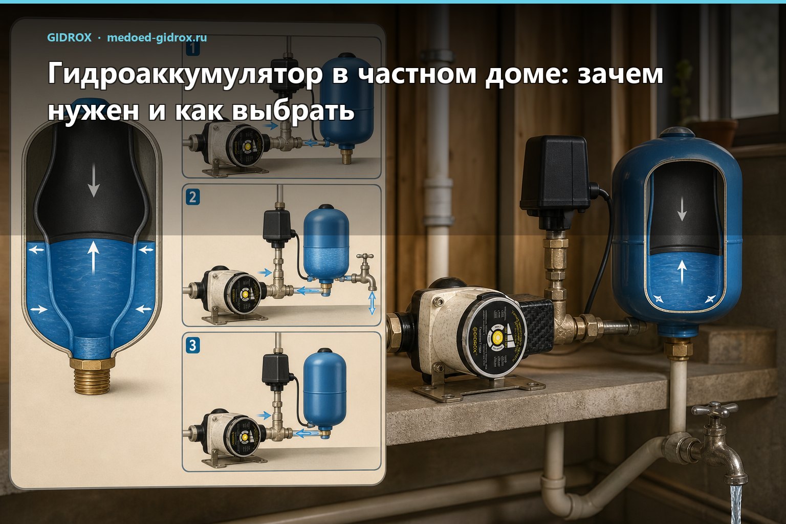 Гидроаккумулятор в частном доме: зачем нужен и как выбрать