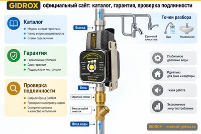 GIDROX официальный сайт: каталог, гарантия, проверка подлинности