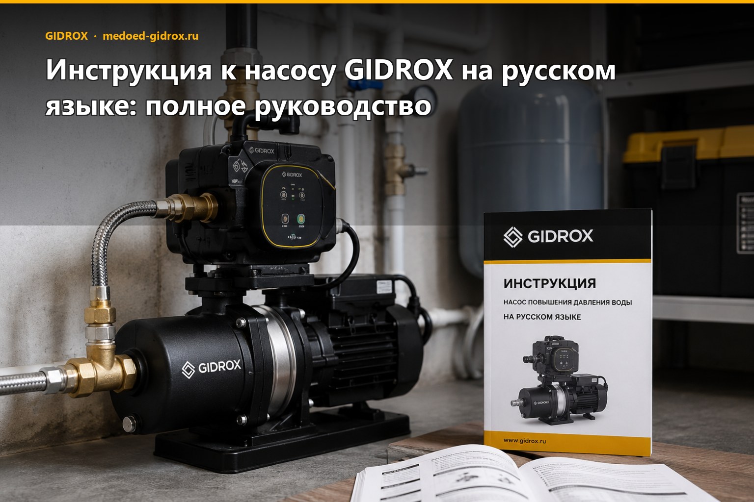Инструкция к насосу GIDROX на русском языке: полное руководство