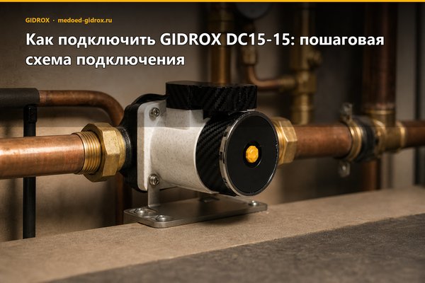 Как подключить GIDROX DC15-15: пошаговая схема подключения