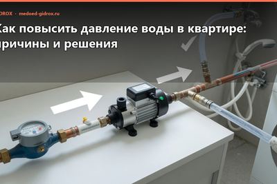 Как повысить давление воды в квартире: причины и решения