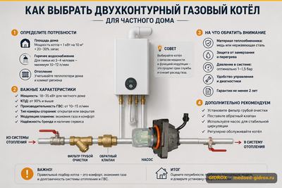 Как выбрать двухконтурный газовый котёл для частного дома