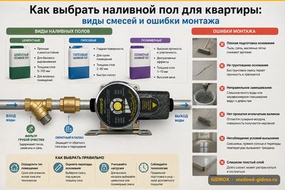Как выбрать наливной пол для квартиры: виды смесей и ошибки монтажа