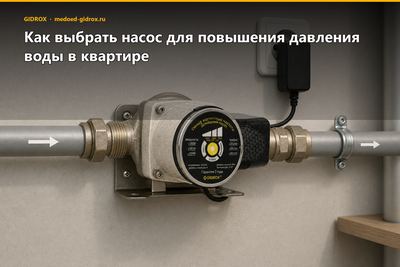 Как выбрать насос для повышения давления воды в квартире