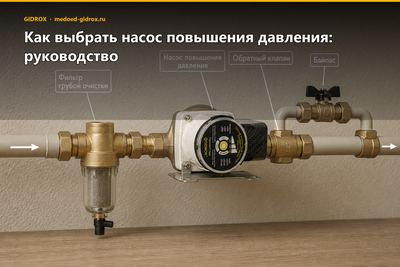 Как выбрать насос повышения давления: руководство