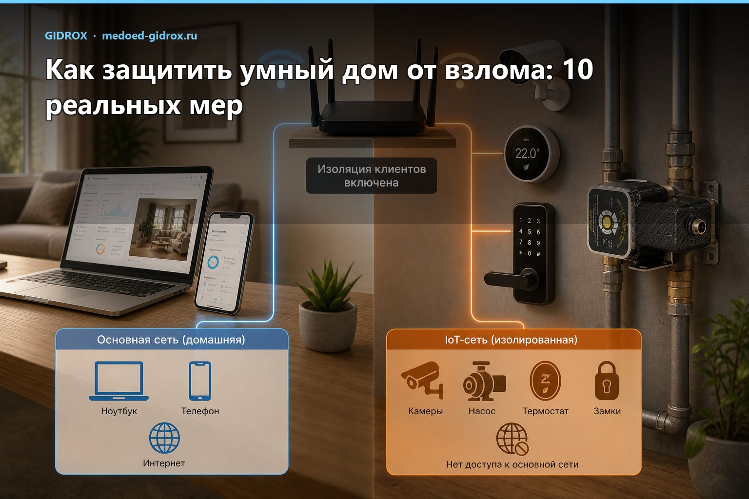 Как защитить умный дом от взлома: 10 реальных мер
