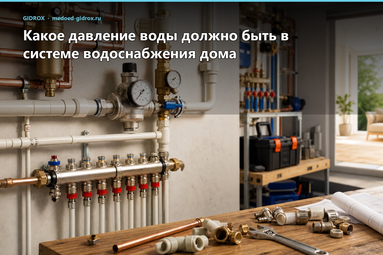 Какое давление воды должно быть в системе водоснабжения дома