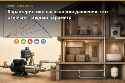 Характеристики насосов для давления: что означает каждый параметр