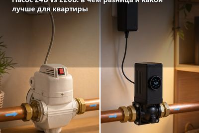 Насос 24В vs 220В: в чём разница и какой лучше для квартиры