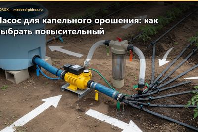 Насос для капельного орошения: как выбрать повысительный