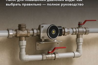 Насос для повышения давления воды: как выбрать правильно — полное руководство