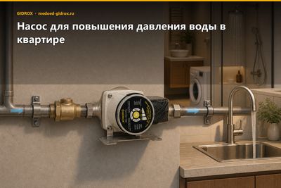 Насос для повышения давления воды в квартире
