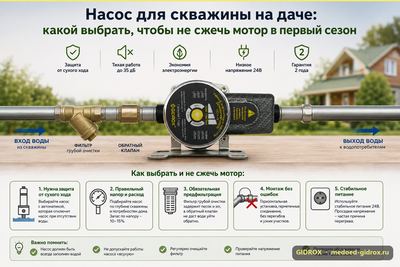 Насос для скважины на даче: какой выбрать, чтобы не сжечь мотор в первый сезон
