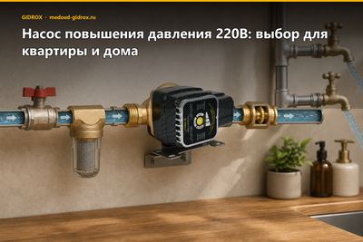 Насос повышения давления 220В: выбор для квартиры и дома