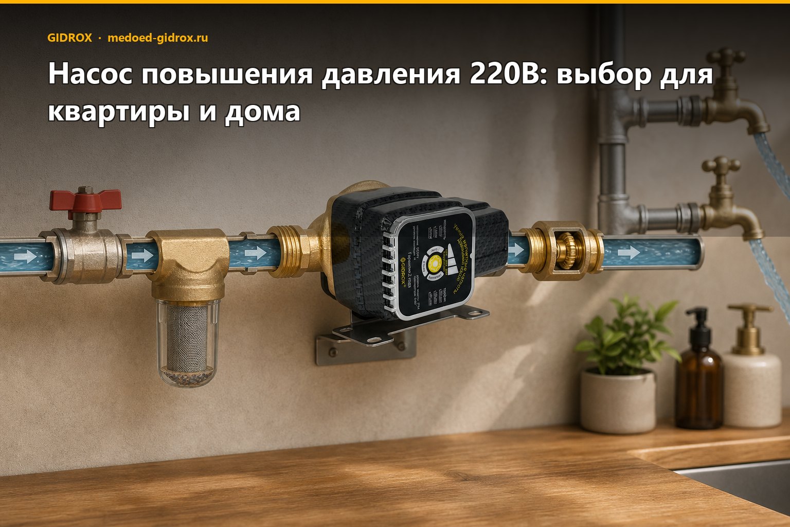Насос повышения давления 220В: выбор для квартиры и дома
