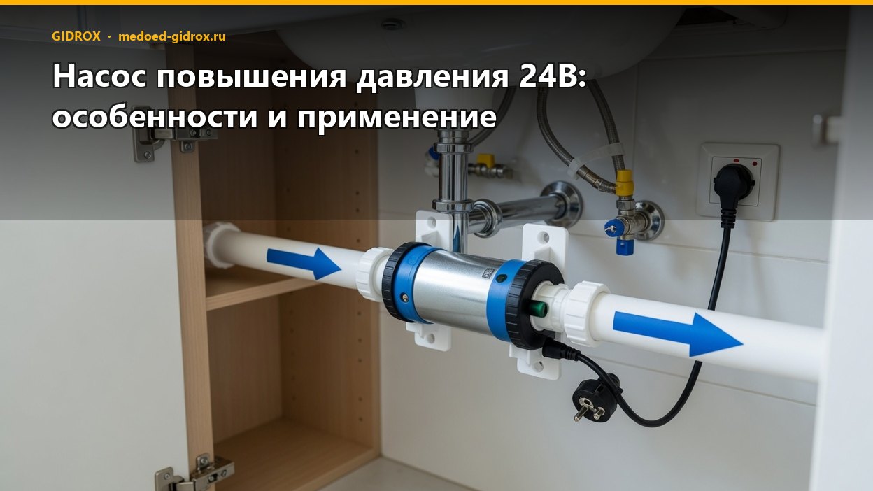Насос повышения давления 24В: особенности и применение
