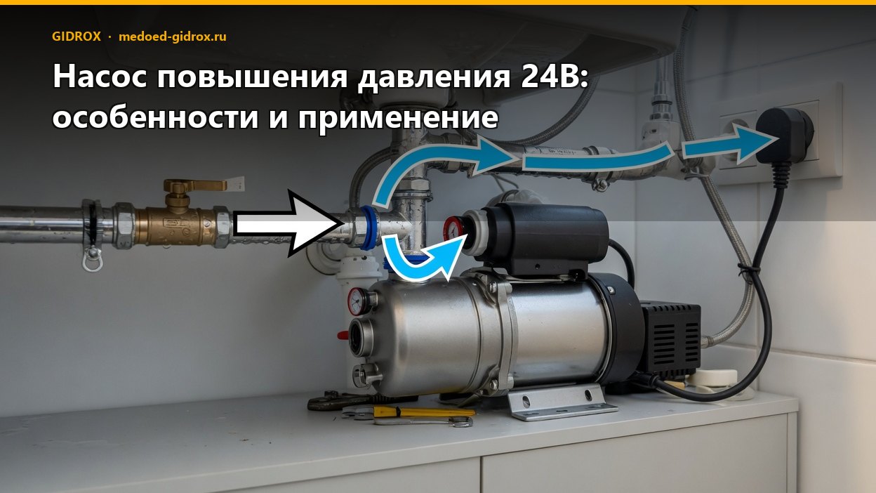 Насос повышения давления 24В: особенности и применение