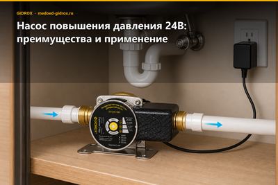 Насос повышения давления 24В: преимущества и применение