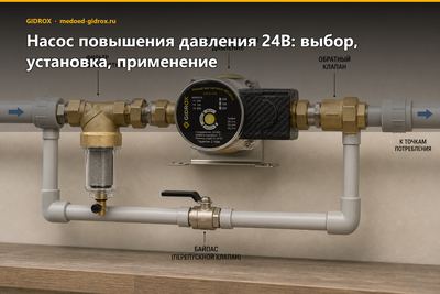 Насос повышения давления 24В: выбор, установка, применение