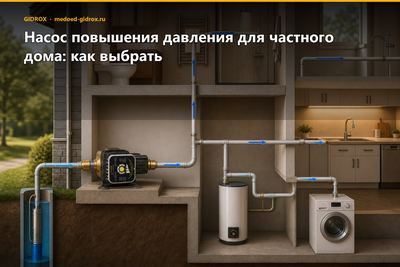 Насос повышения давления для частного дома: как выбрать