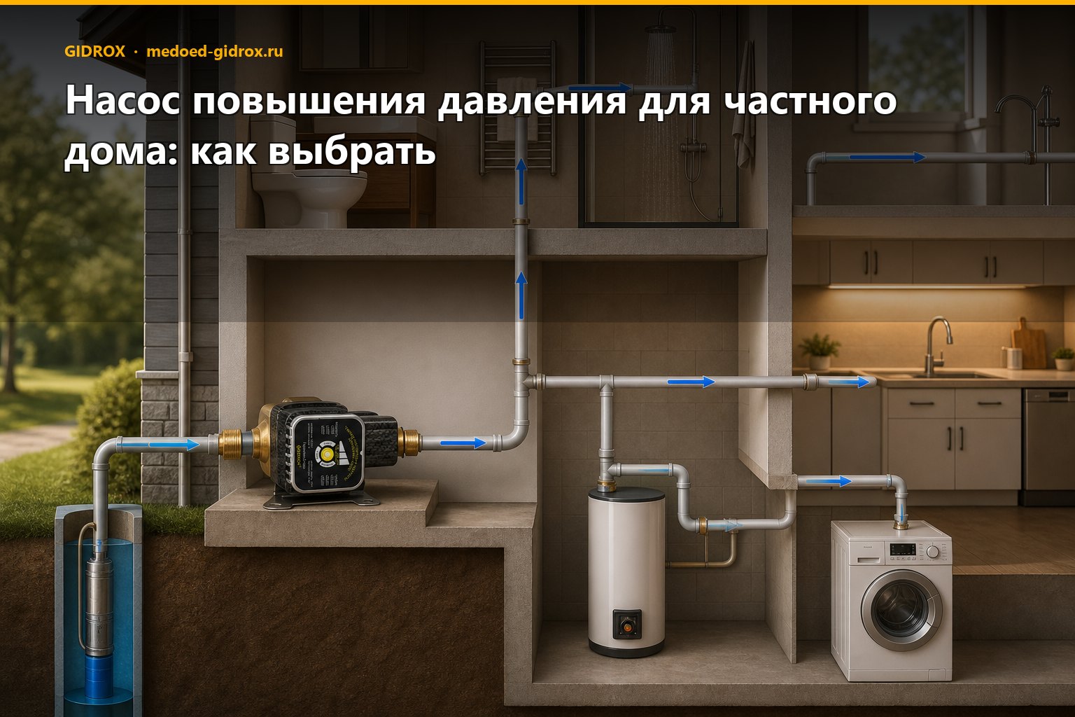 Насос повышения давления для частного дома: как выбрать