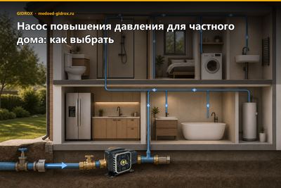 Насос повышения давления для частного дома: как выбрать
