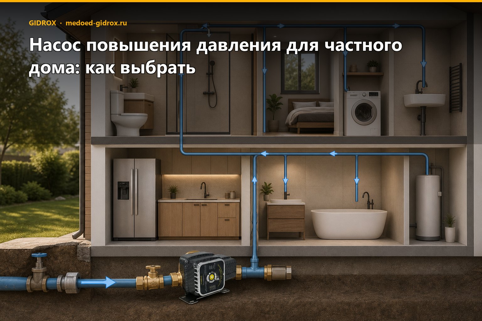 Насос повышения давления для частного дома: как выбрать