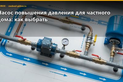 Насос повышения давления для частного дома: как выбрать