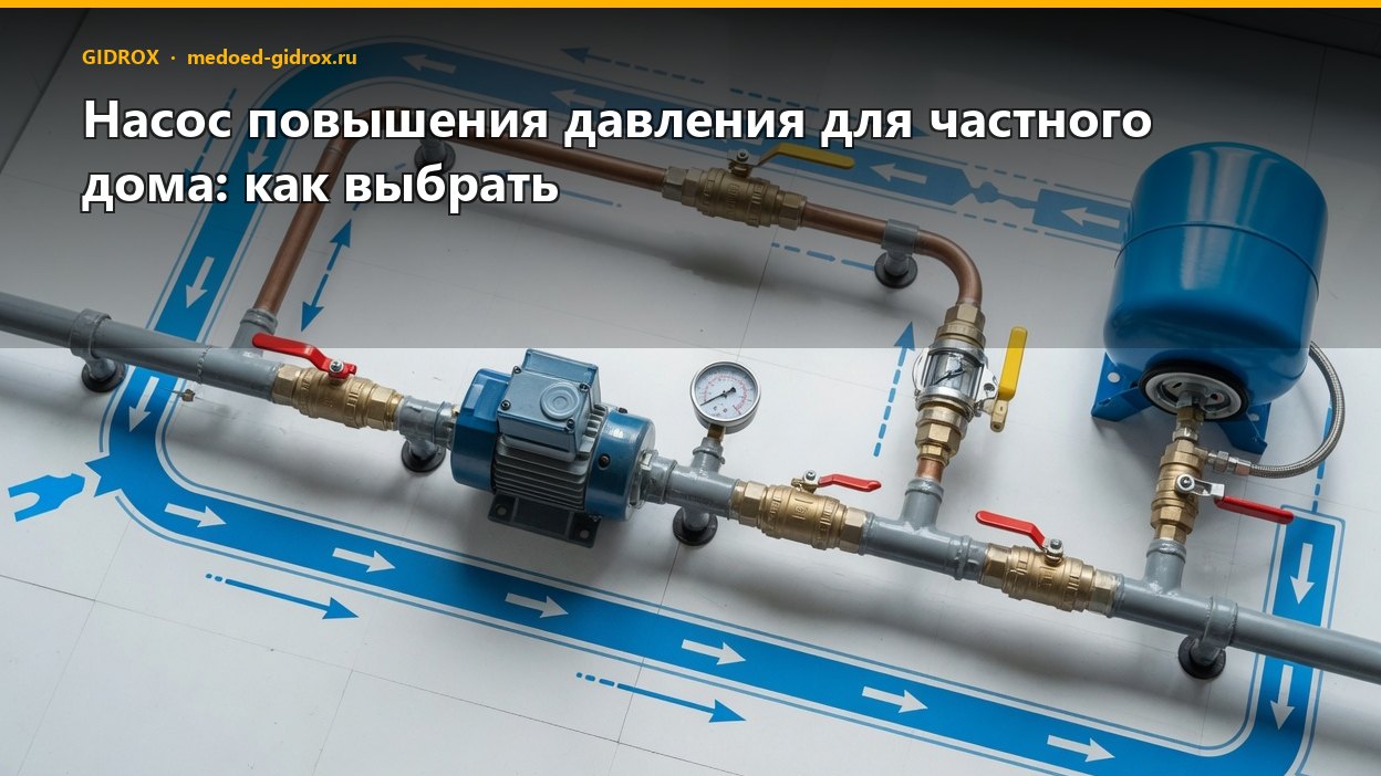 Насос повышения давления для частного дома: как выбрать