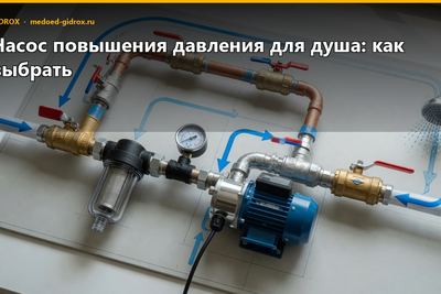 Насос повышения давления для душа: как выбрать