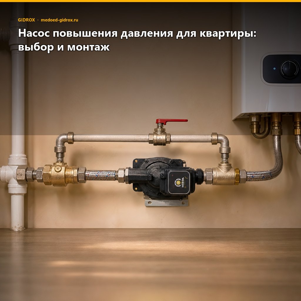 Насос повышения давления для квартиры: выбор и монтаж