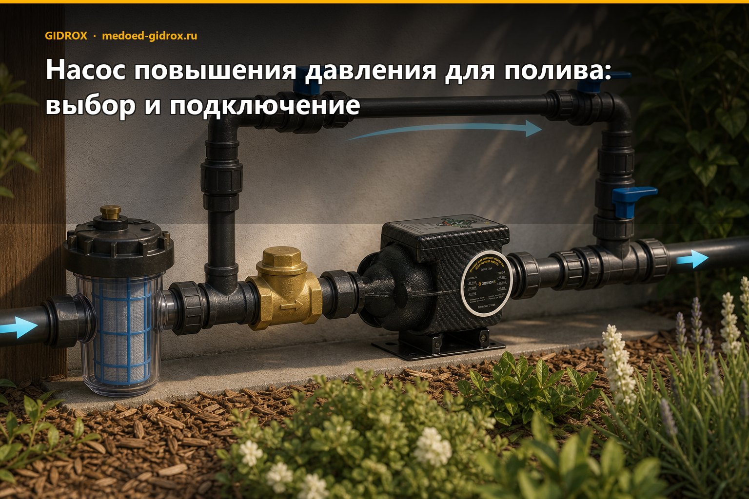 Насос повышения давления для полива: выбор и подключение