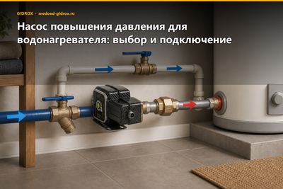 Насос повышения давления для водонагревателя: выбор и подключение