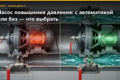 Насос повышения давления: с автоматикой или без — что выбрать