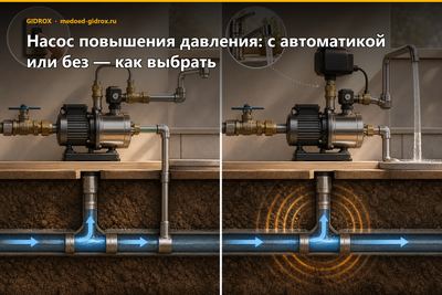 Насос повышения давления: с автоматикой или без — как выбрать