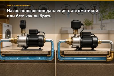 Насос повышения давления с автоматикой или без: как выбрать