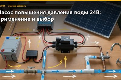 Насос повышения давления воды 24В: применение и выбор