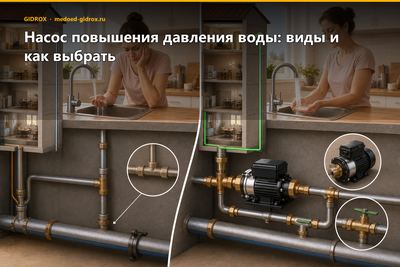 Насос повышения давления воды: виды и как выбрать