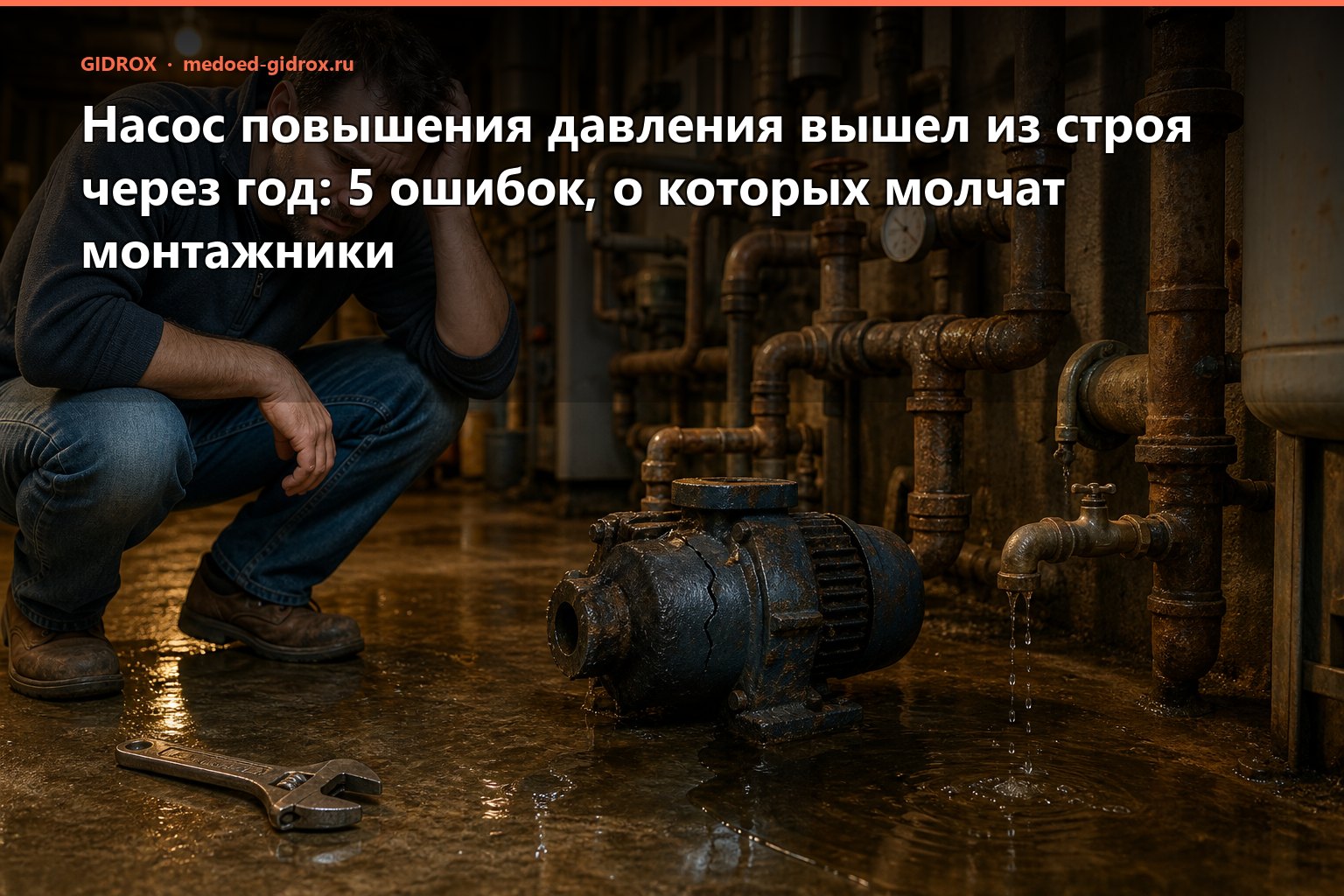 Насос повышения давления вышел из строя через год: 5 ошибок, о которых молчат монтажники