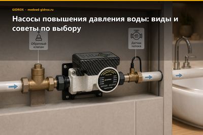 Насосы повышения давления воды: виды и советы по выбору