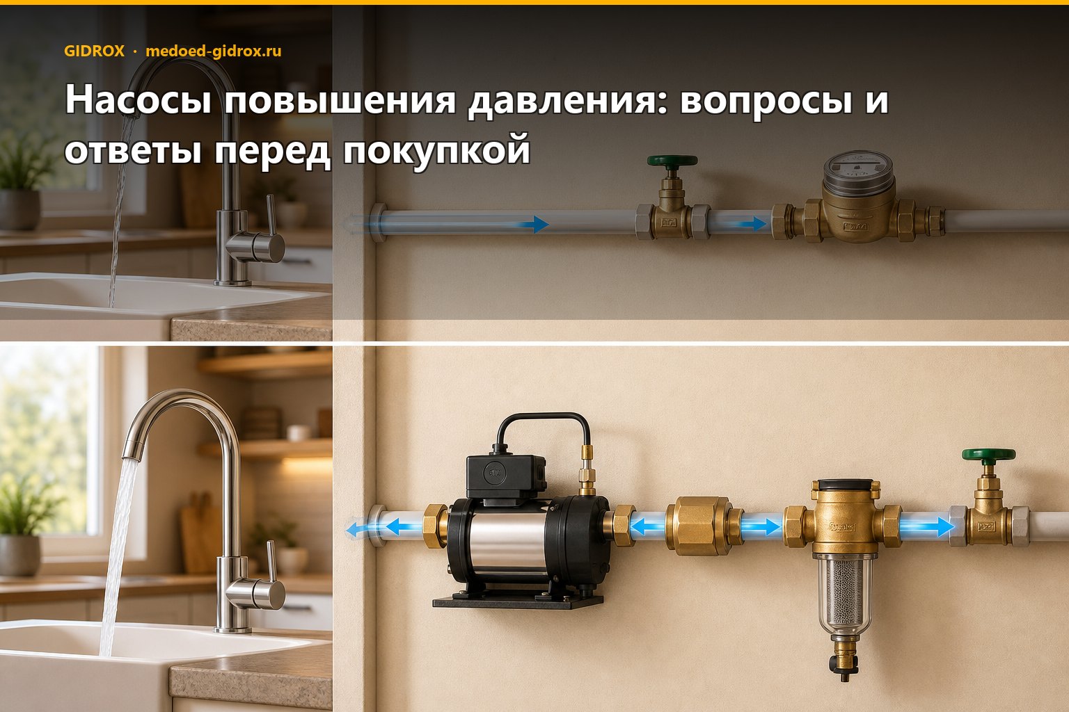 Насосы повышения давления: вопросы и ответы перед покупкой