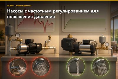 Насосы с частотным регулированием для повышения давления